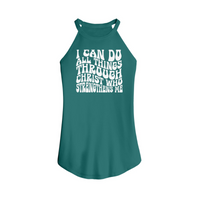 Womens X-Small Teal Tank Top