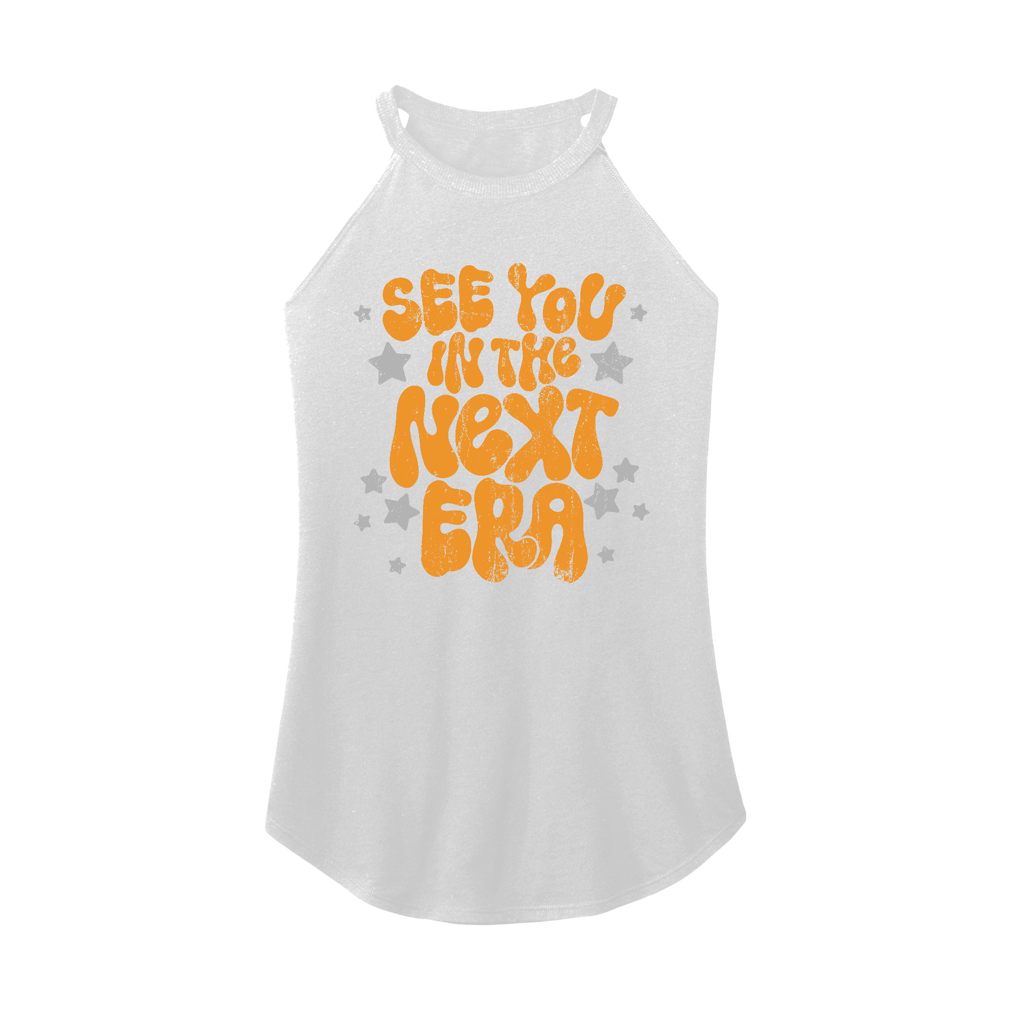 Womens X-Small White Rocker Tank Top