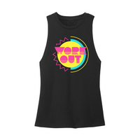 Womens X-Small Black Muscle Tank