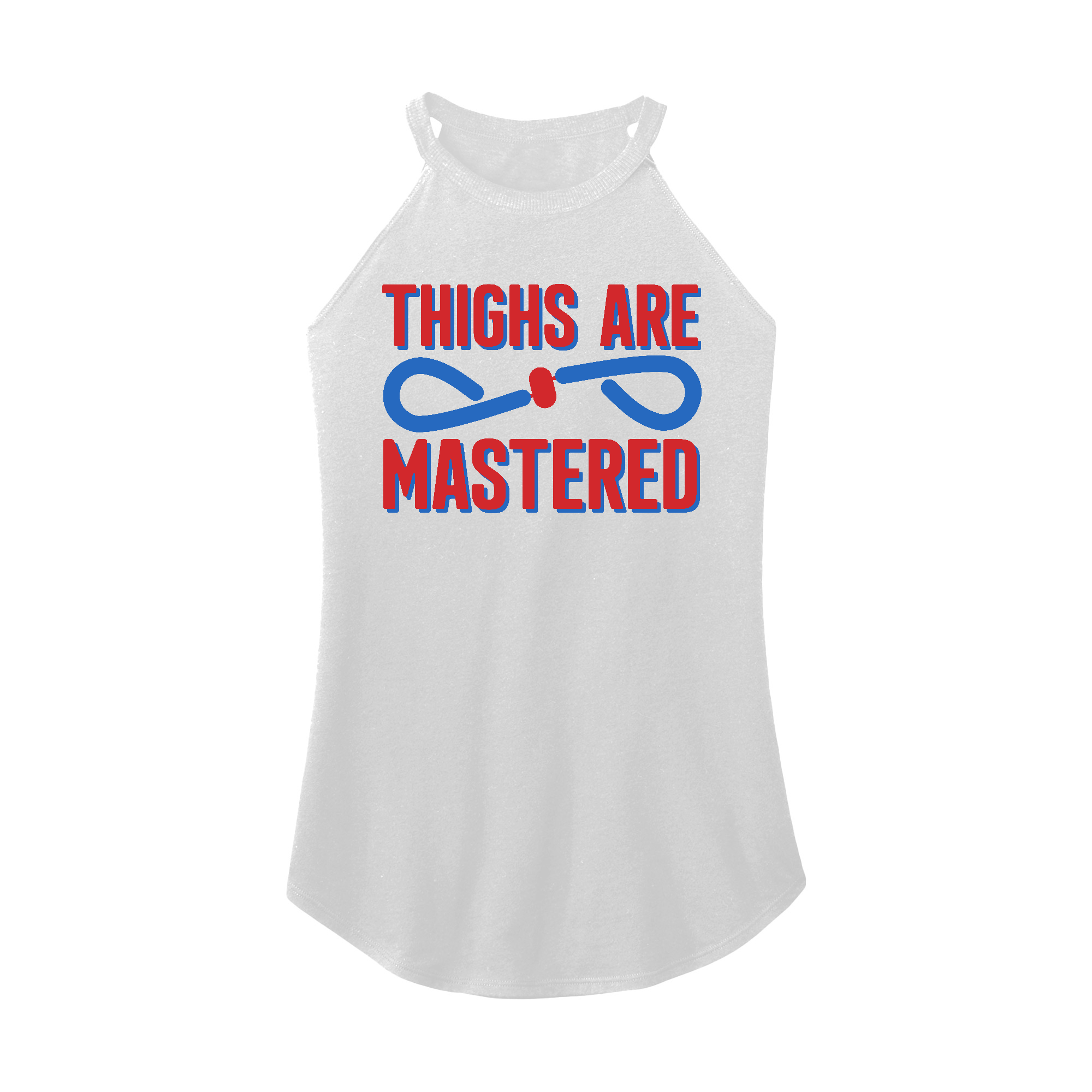 Womens X-Small White Rocker Tank Top