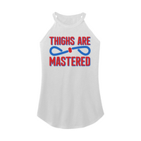 Womens X-Small White Rocker Tank Top