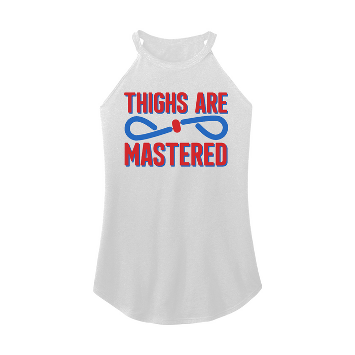 Womens X-Small White Rocker Tank Top