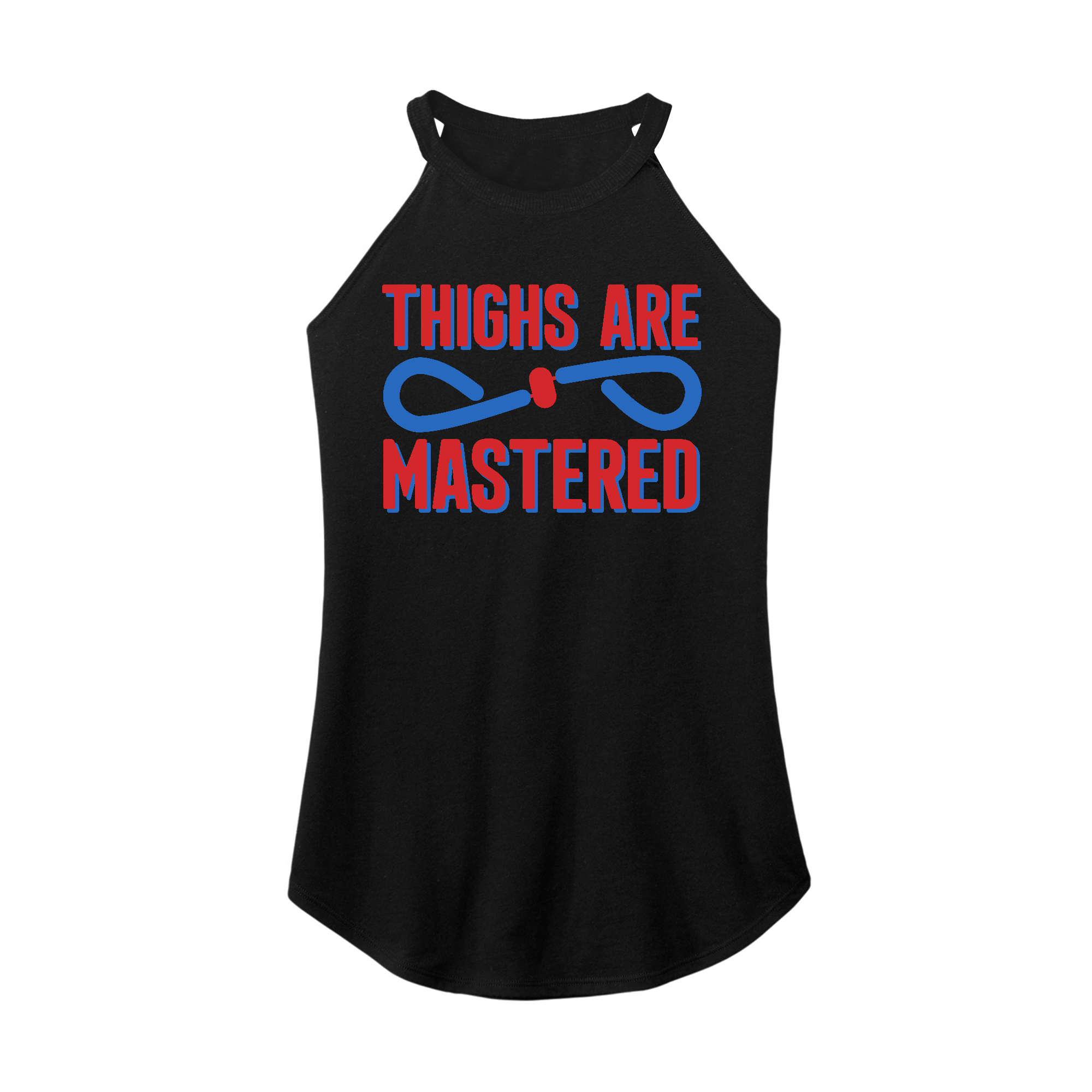 Womens X-Small Black Rocker Tank Top