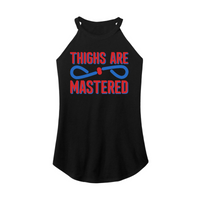 Womens X-Small Black Rocker Tank Top