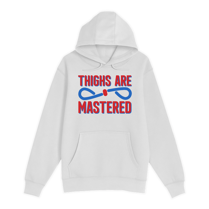 Unisex Small White Pullover Hooded Sweatshirt