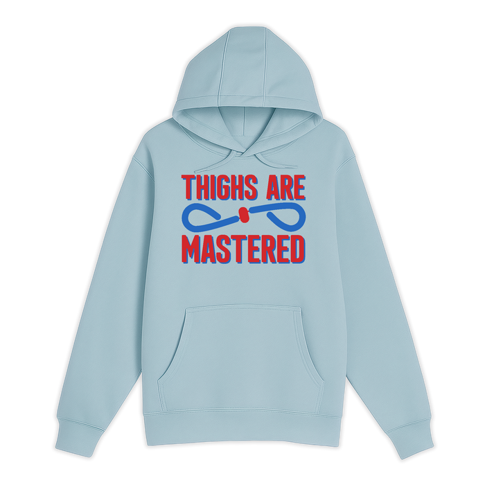 Unisex Small Blue Mist Pullover Hooded Sweatshirt