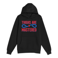 Unisex Small Black Pullover Hooded Sweatshirt