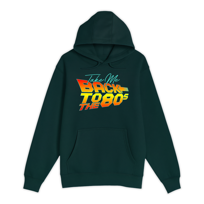 Unisex Small Sport Green Pullover Hooded Sweatshirt