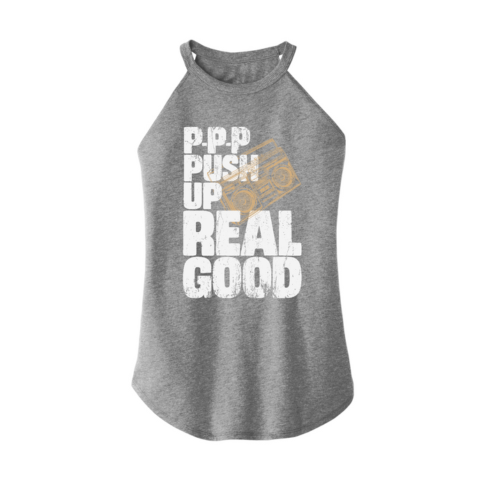 Womens X-Small Grey Rocker Tank Top