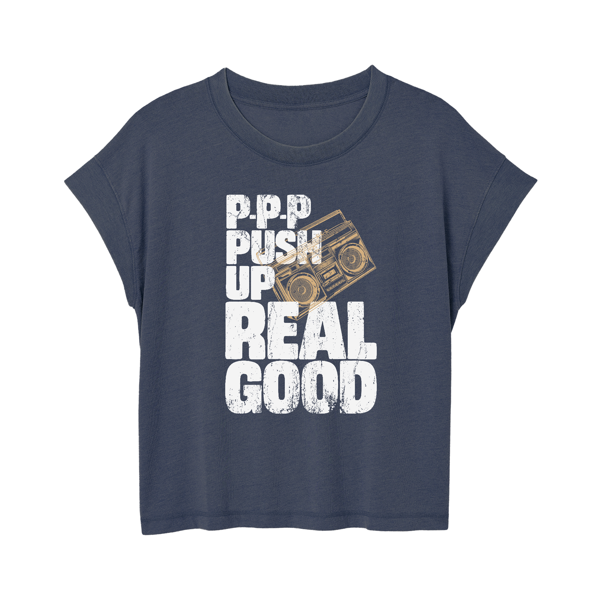 Womens Small Navy Style_T-Shirt