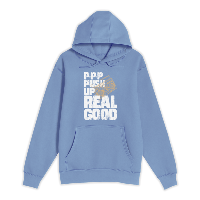 Unisex Small Colony Blue Pullover Hooded Sweatshirt