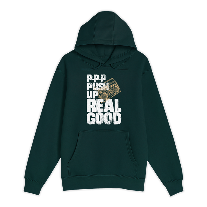 Unisex Small Sport Green Pullover Hooded Sweatshirt