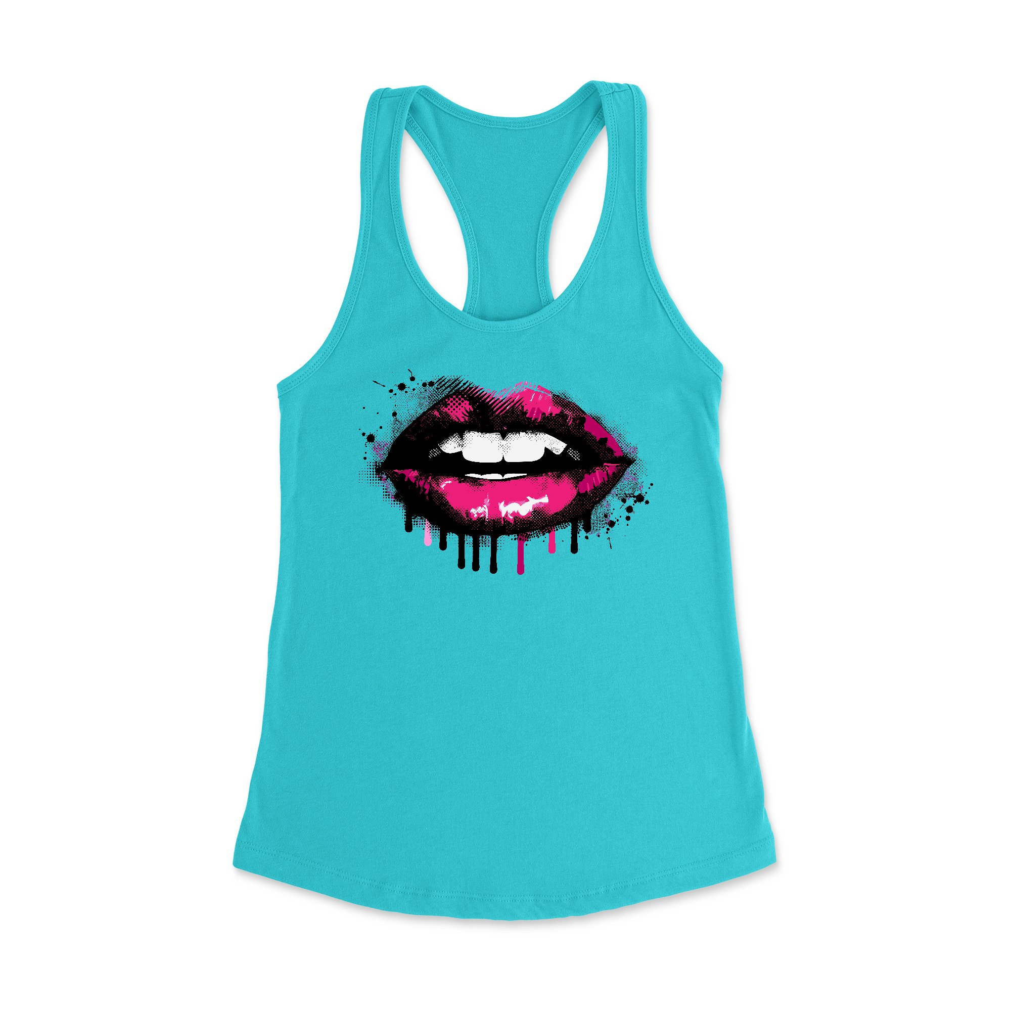 Womens X-Small Tahiti Blue Style_Tank Top