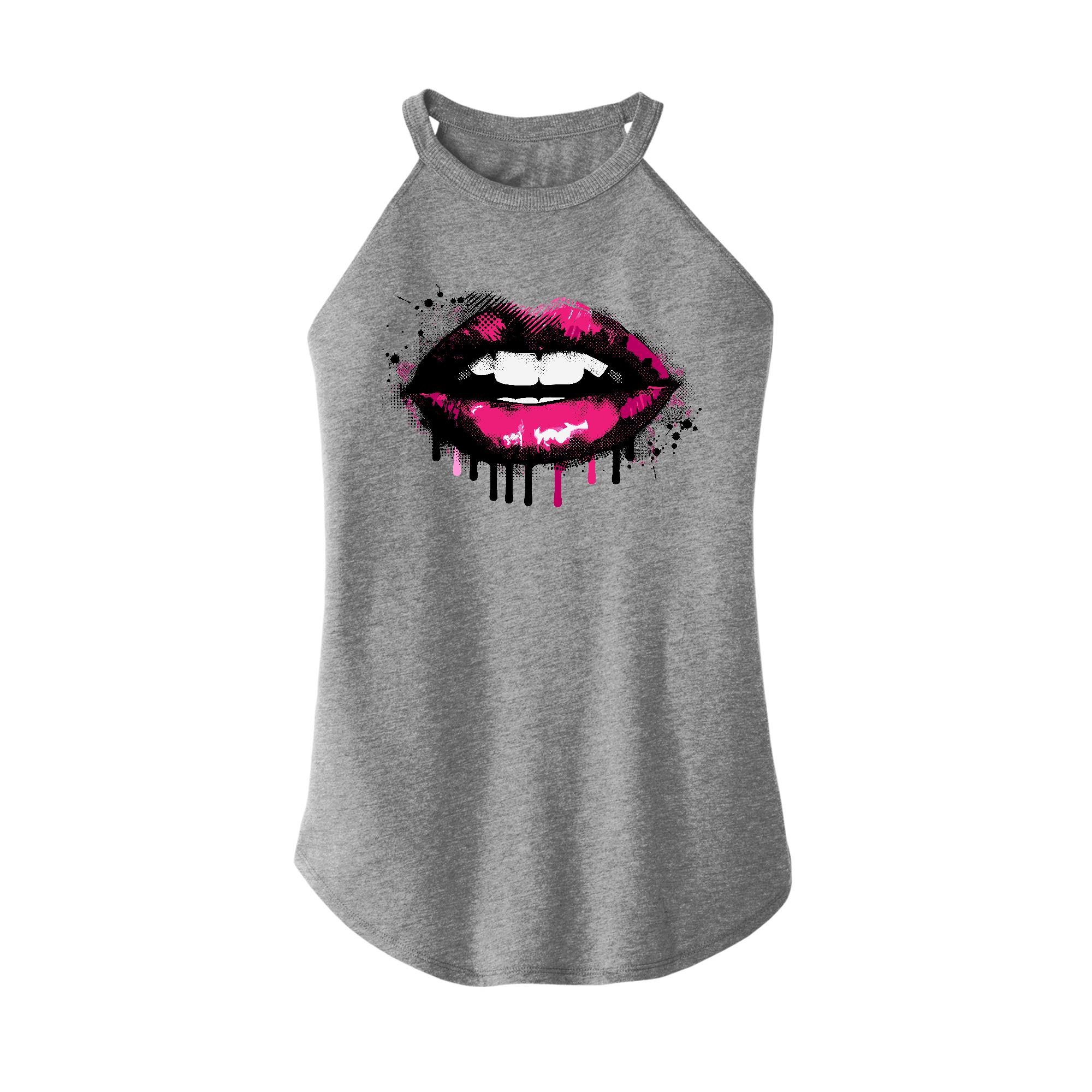 Womens X-Small Grey Rocker Tank Top
