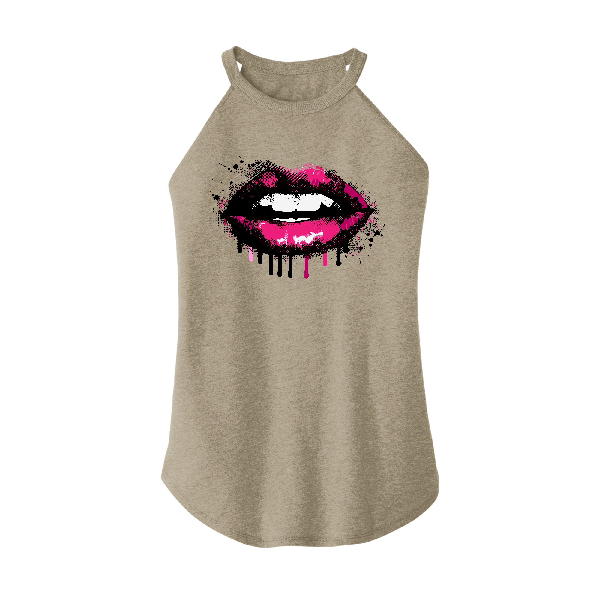 Womens X-Small Sand Rocker Tank Top