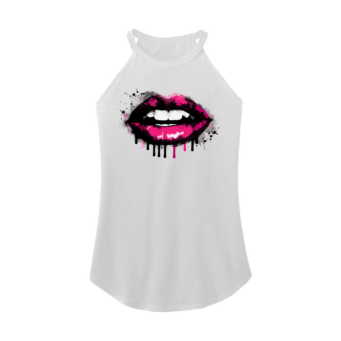 Womens X-Small White Rocker Tank Top