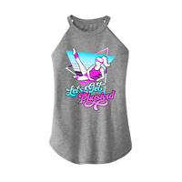 Womens X-Small Grey Rocker Tank Top