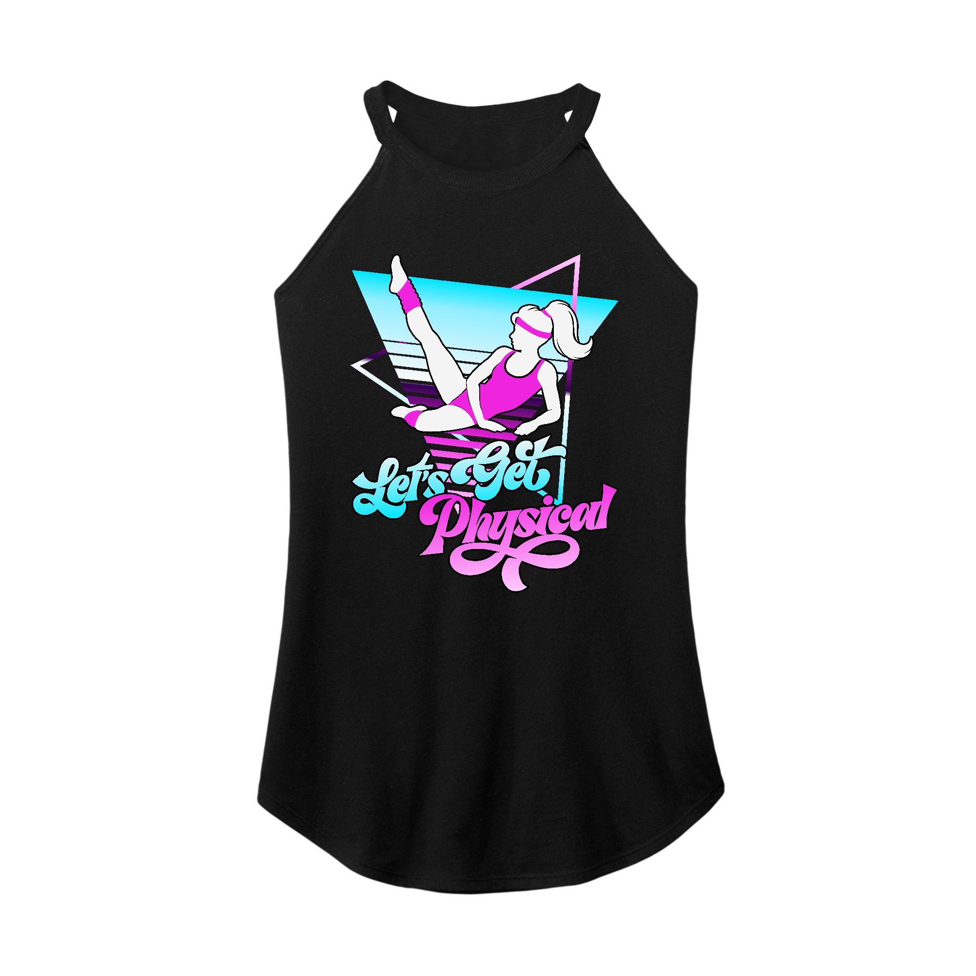 Womens X-Small Black Rocker Tank Top