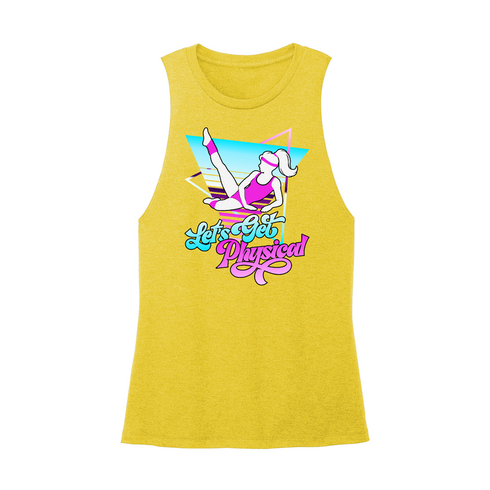 Womens X-Small Yellow Muscle Tank