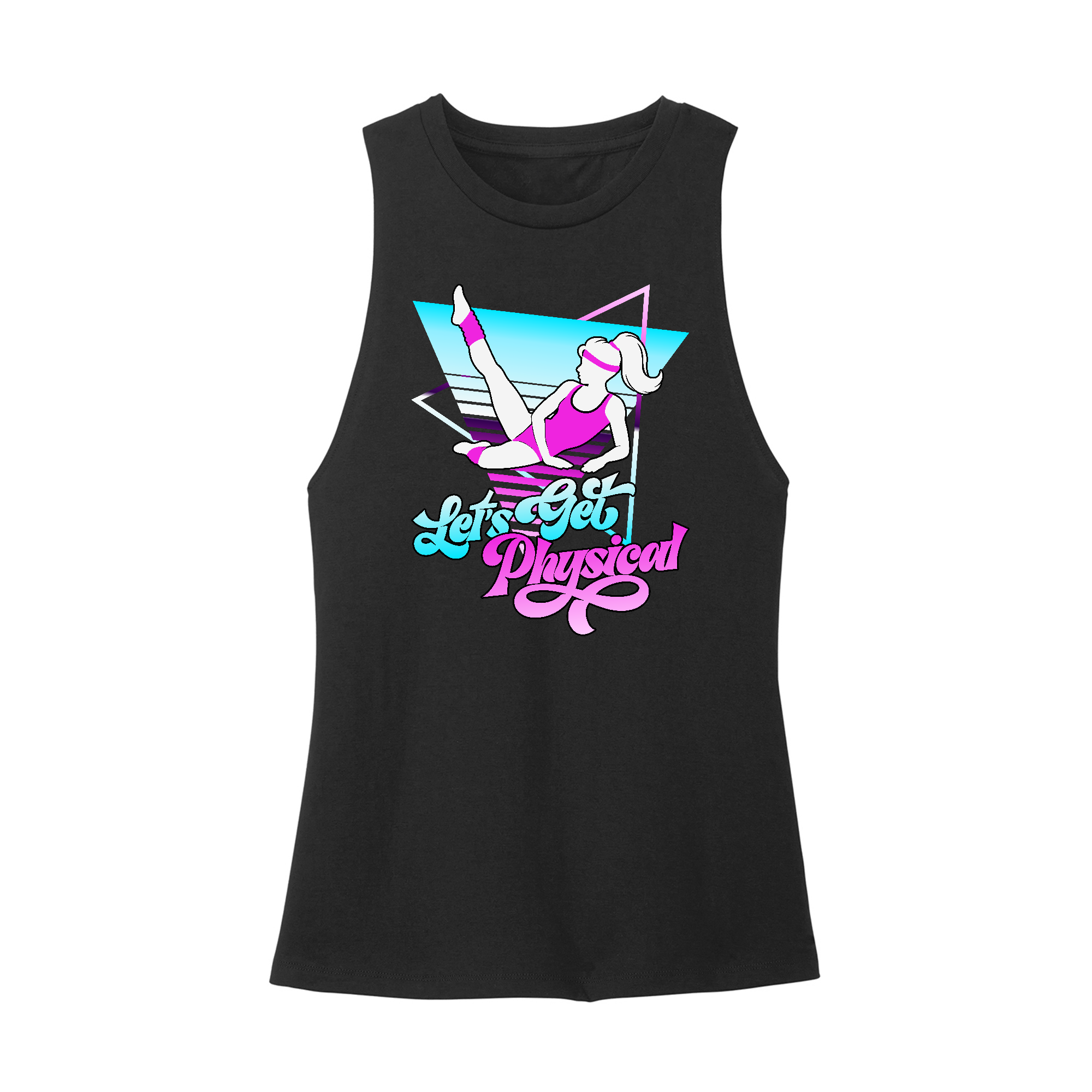 Womens X-Small Black Muscle Tank