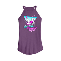 Womens X-Small Burgundy Tank Top