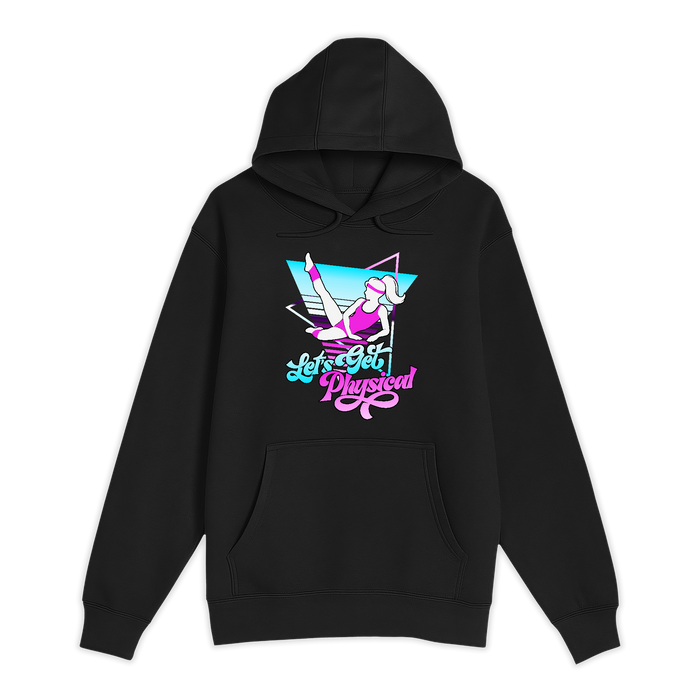 Unisex Small Black Pullover Hooded Sweatshirt