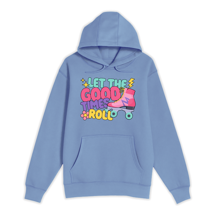 Unisex Small Colony Blue Pullover Hooded Sweatshirt