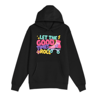 Unisex Small Black Pullover Hooded Sweatshirt