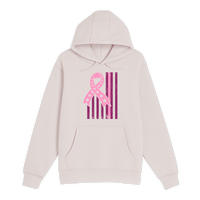 Unisex Small Light Pink Pullover Hooded Sweatshirt