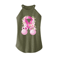 Womens X-Small Military Green Rocker Tank Top