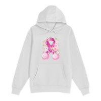 Unisex Small White Pullover Hooded Sweatshirt