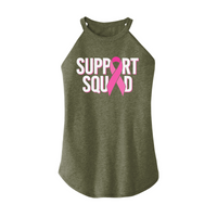 Womens X-Small Military Green Rocker Tank Top