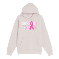 Unisex Small Light Pink Pullover Hooded Sweatshirt