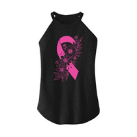 Womens X-Small Dark Heather Gray Rocker Tank Top