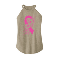 Womens X-Small Sand Rocker Tank Top