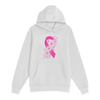 Unisex Small White Pullover Hooded Sweatshirt