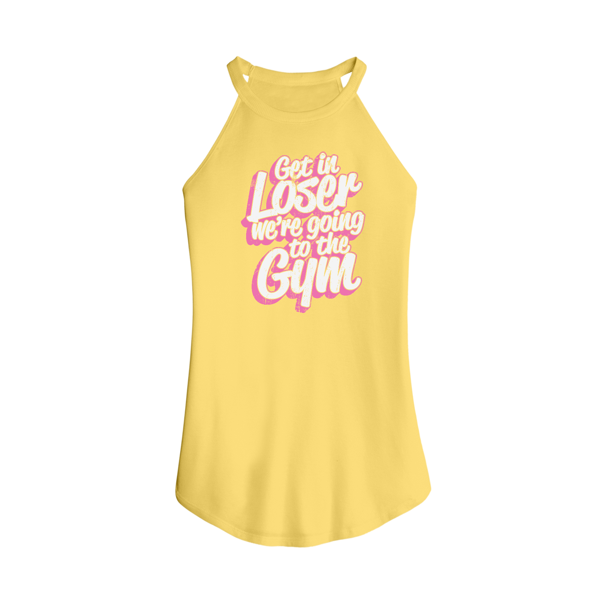 Womens X-Small Yellow Tank Top