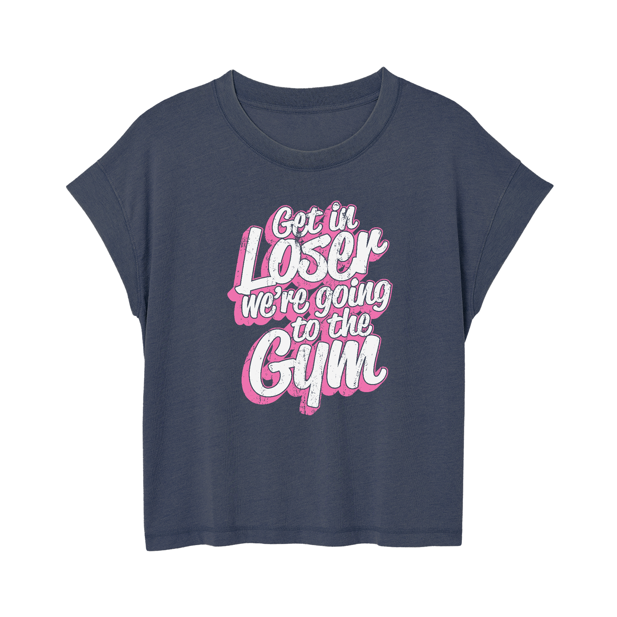 Womens Small Navy Style_T-Shirt