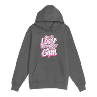 Unisex Small Charcoal Heather Pullover Hooded Sweatshirt