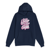 Unisex Small Navy Pullover Hooded Sweatshirt