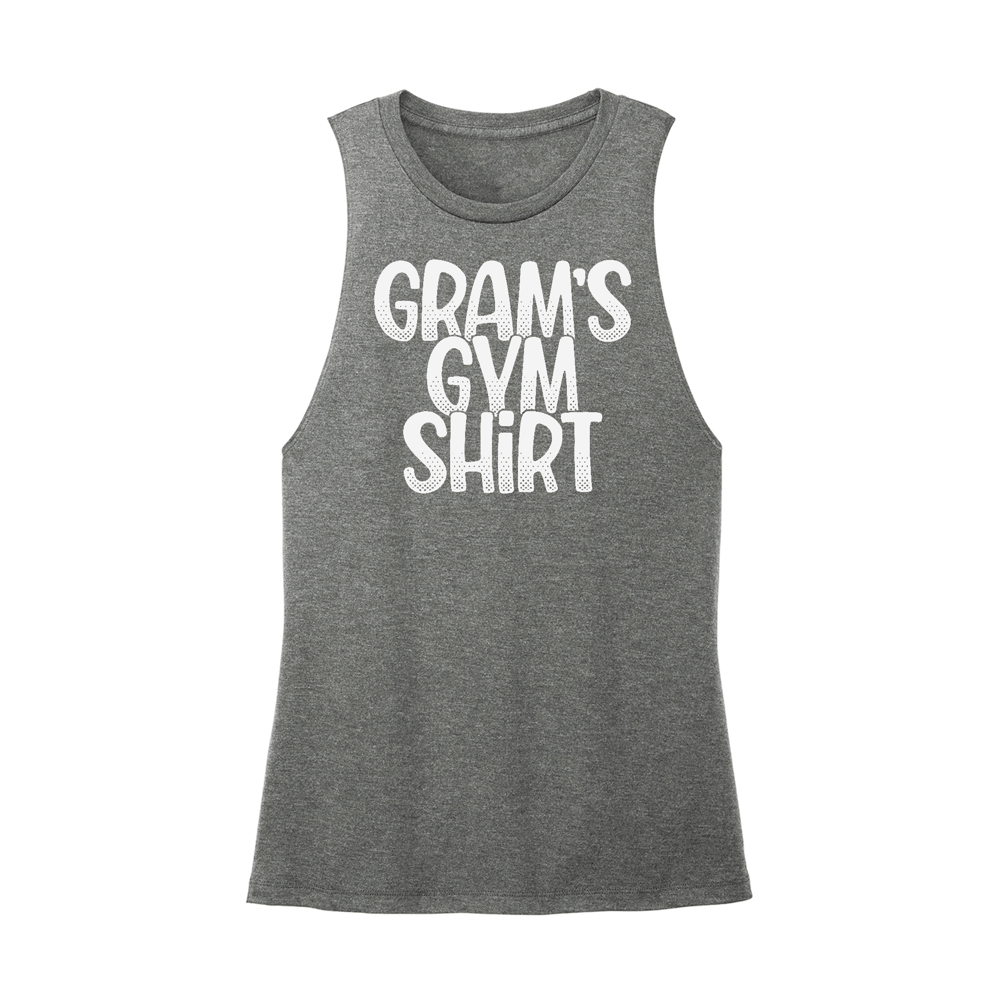 Womens X-Small Dark Gray Muscle Tank