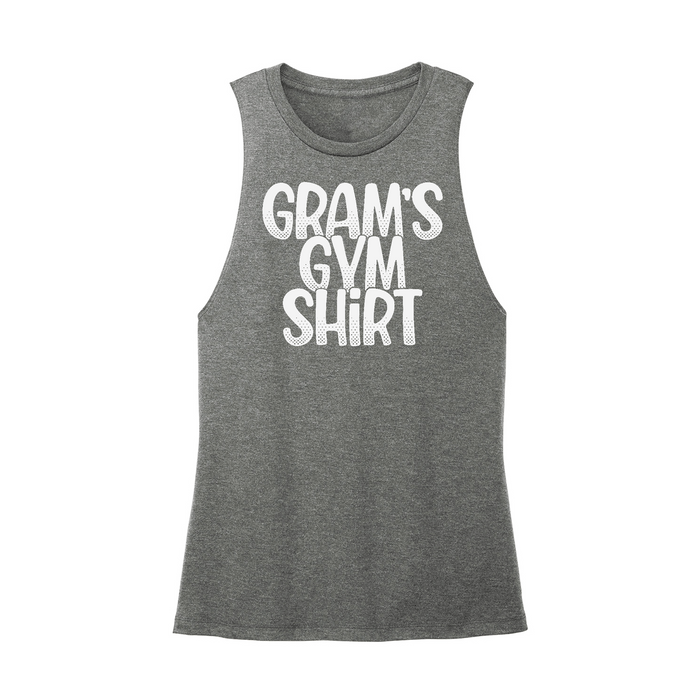 Womens X-Small Dark Gray Muscle Tank