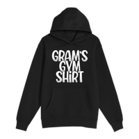 Unisex Small Black Pullover Hooded Sweatshirt