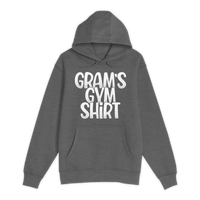 Unisex Small Charcoal Heather Pullover Hooded Sweatshirt