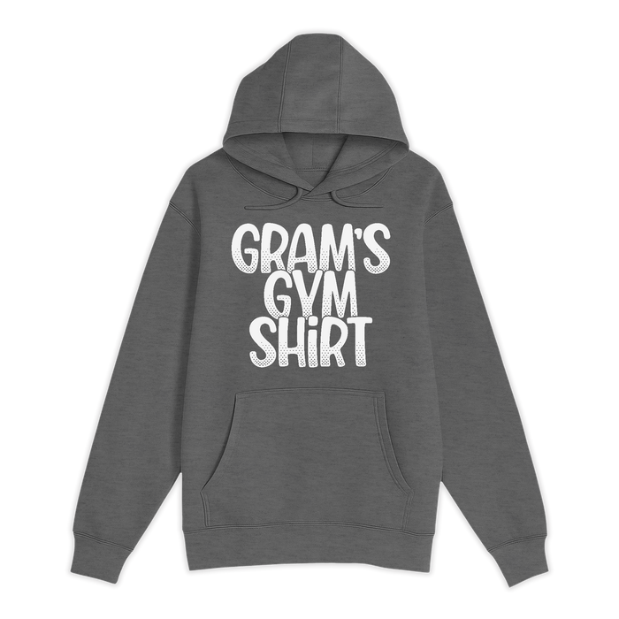 Unisex Small Charcoal Heather Pullover Hooded Sweatshirt