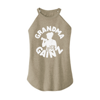 Womens X-Small Sand Rocker Tank Top