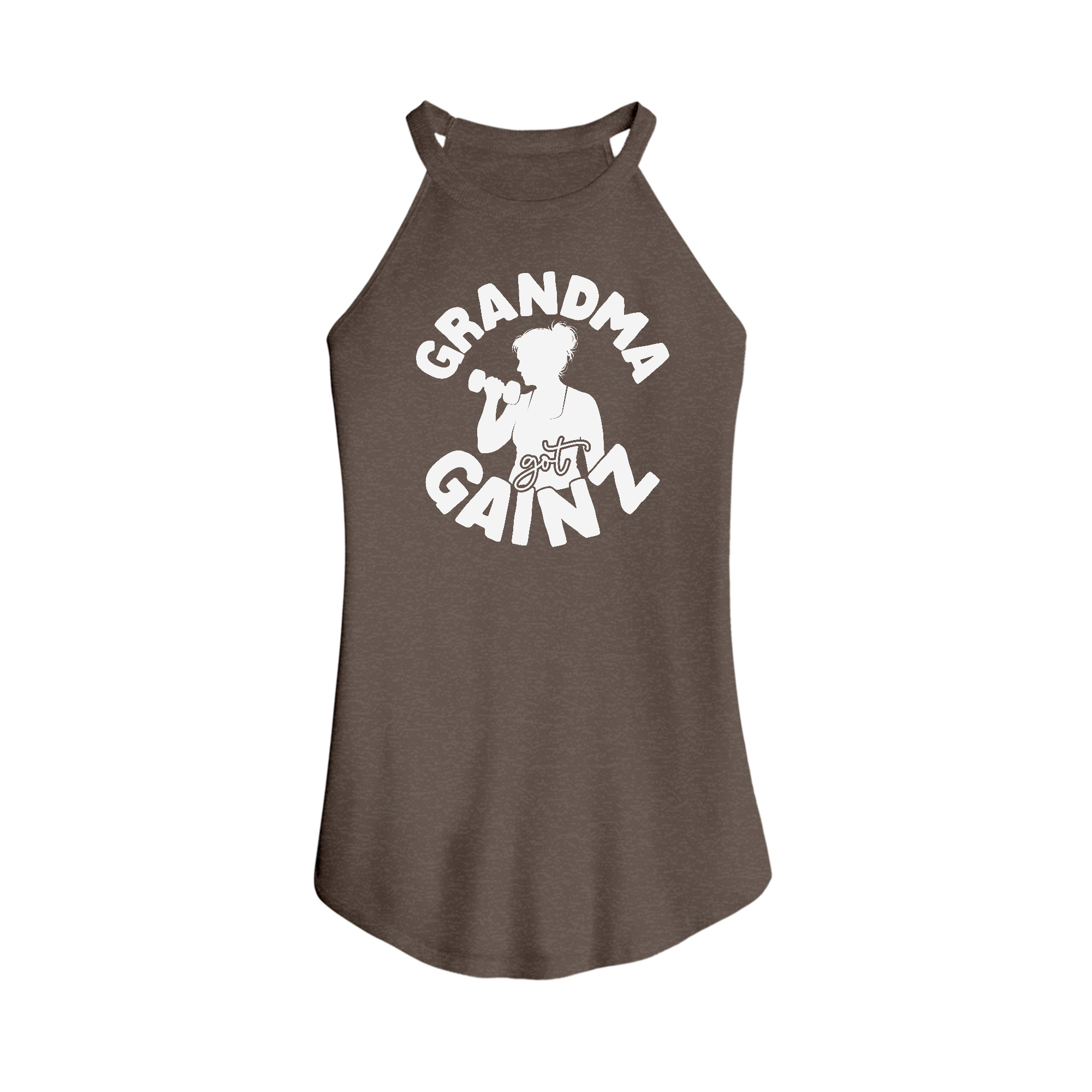 Womens X-Small Brown Tank Top