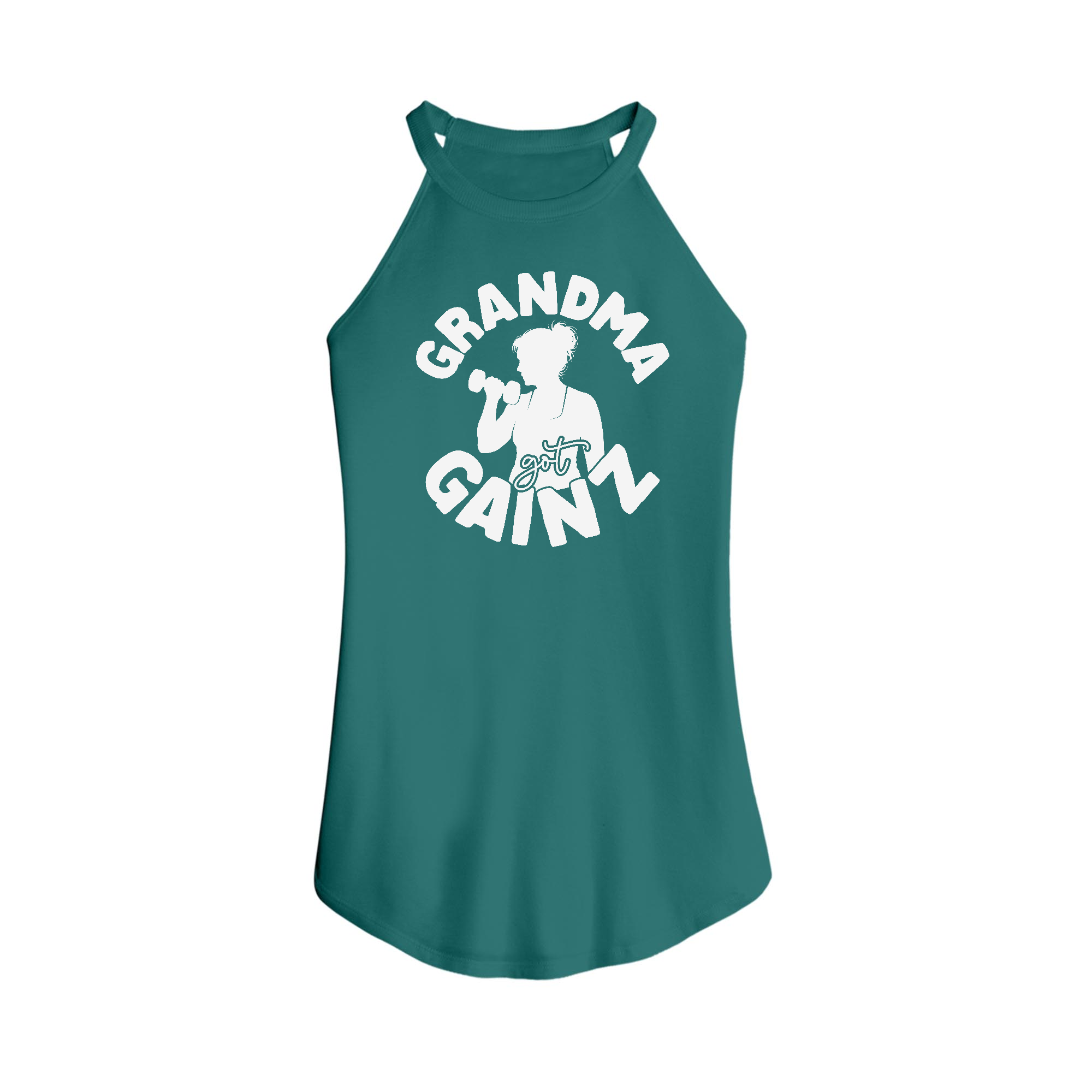 Womens X-Small Teal Tank Top