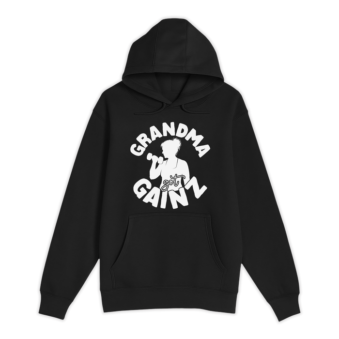 Unisex Small Black Pullover Hooded Sweatshirt