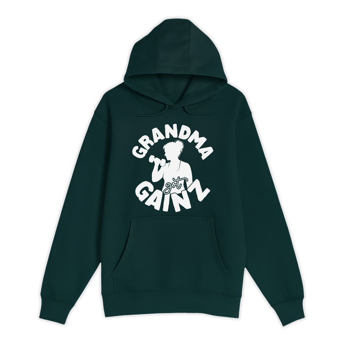 Unisex Small Sport Green Pullover Hooded Sweatshirt